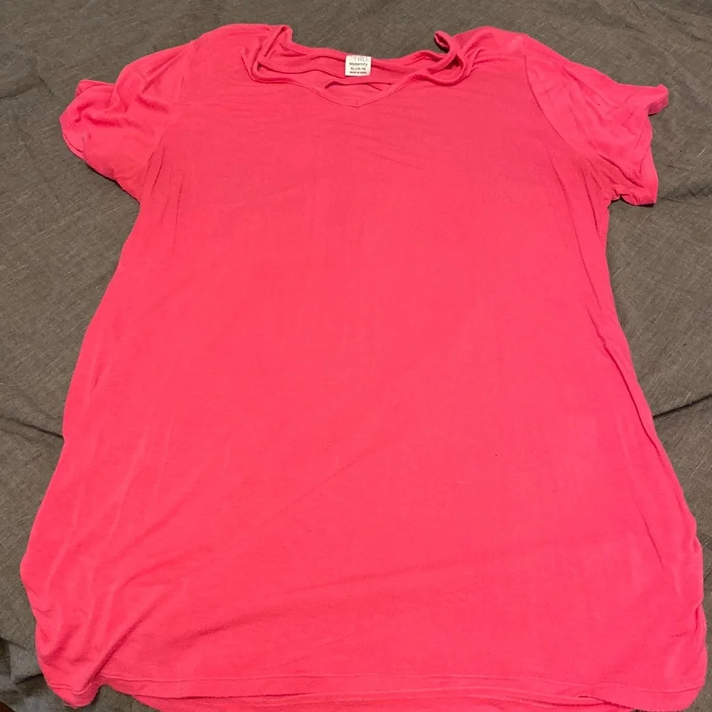 Maternity Top with side Rooching. - Picture 1 of 4